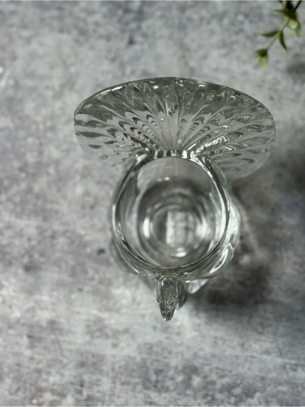 Vintage 70s Avon Glass Turkey Votive Candle Holder 1979